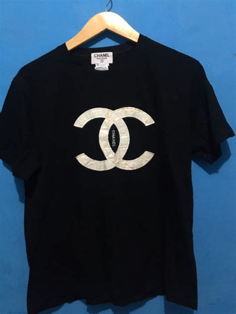 chanel vintage tee|Chanel Tee Shirts .